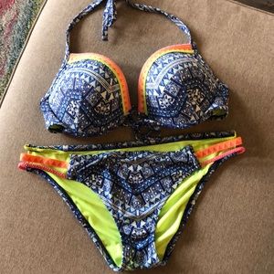 VS tribal print bathing suit